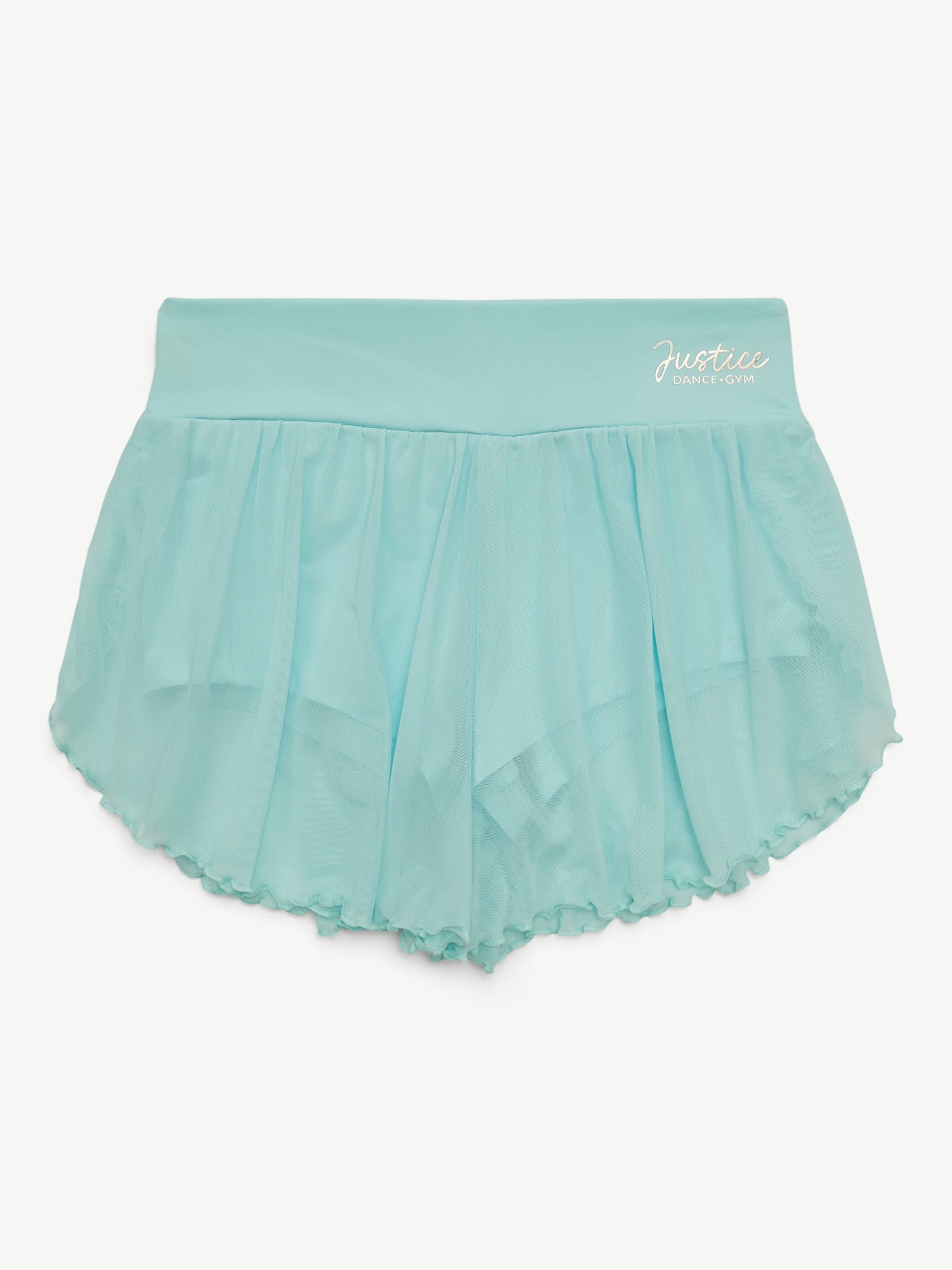 Justice Flutter Skirt for Girls with Built-In Shorts, Sizes XS-XL