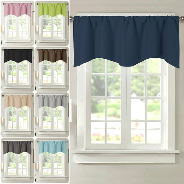 52 X18 Short Curtain Valance D, Curtain Designs For Short Windows