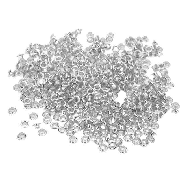 Ojales de metal 500 piezas Dureza de mano de obra fina y resistente