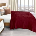 thumbnail image 4 of Cobertor Ligero Matrimonial Elefantito Color Vino Liso Ultrasuave, 4 of 7