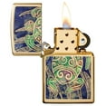 thumbnail image 4 of Zippo Turtle High Polish Brass Pocket Lighter, 4 of 6