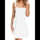 thumbnail image 1 of Vestido Mini Sin Mangas para Mujer (2025), Escote Cuadrado, Espalda Descubierta y Lazo Vestido de Fiesta Corto Crema M, 1 of 10