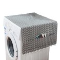 thumbnail image 3 of Paño de cubierta de refrigerador geométrico Impermeable Hoja de polvo para el hogar Organizador de protección solar para lavandería Vogacara HA6922-00B, 3 of 6