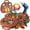 C, variante sur Boîte à Outils Montessori Boîte à Outils Montessori avec Perceuse Boîte à Outils Montessori avec Perceuse pour Enfants de 3 à 12 Ans (Brun avec Perceuse Électrique)