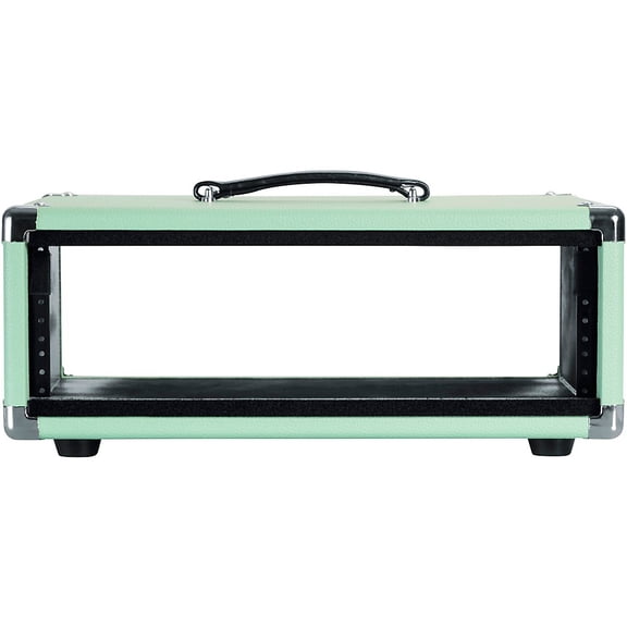 Gator GR-RETRORACK-3 Vintage 3U Amp Vibe Rack Case Seafoam Green