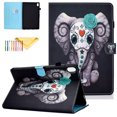 thumbnail image 1 of SaniMore iPad 10th Gemeration 2022 Covers and Cases, iPad 10.9 inch 10th Gen Cover with Pencil Holder, PU Leather Skin with Card Slots Auto Sleep/Wake Stand Smart Cover, Rose Elephant, 1 of 9