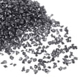 thumbnail image 1 of Triturado Vidrio Chips 100g/3.5oz 2mm-4mm Irregular Metálico Brillante Vidrio para Artesanía Bricolaje Jarrón Relleno Epoxi Resina Decoración, Negro, 1 of 5