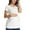 White, variant on Print Sleeve Tops Clothes Pregnancy T-shirt Women Maternity Fashion Short Maternity dress