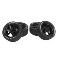 thumbnail image 1 of 4pcs ruedas 1/10 RC, Neumós de Goma de PlásTico Reemplazo de Ruedas RC para Automóviles de control remoto TT01, TT02, XV01, XV02, HSP 94123, 9412222, 1 of 7