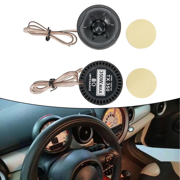 2pcs 350W Car Speaker Audio Tweeter 91dB Loudspeaker Automobile Speaker