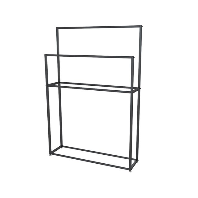 Toallero de baño, estante for ropa interior, estante de suelo de hierro, combinación de estante de ropa de Metal for sala de estar