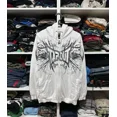 thumbnail image 4 of Sudadera con capucha vintage hip-hop Y2K con estampado de texto y cremallera Super Dalian para hombre y mujer, sudadera deportiva holgada para pareja, 4 of 5