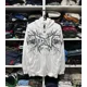 thumbnail image 4 of Sudadera con capucha vintage hip-hop Y2K con estampado de texto y cremallera Super Dalian para hombre y mujer, sudadera deportiva holgada para pareja, 4 of 5