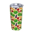 thumbnail image 2 of Kll Vegetable Stainless Stainless Steel Vacuum Insulated Coffee Cup 20 Oz Lids And Straws,1 Metal Straws,1 Cleaning Brush, 2 of 9