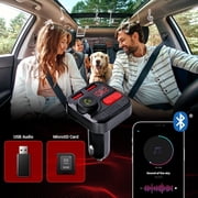 Monster Bluetooth FM Transmitter for Cars with 2 USB Ports, 3.4A , 7.9” x 2.8” x 2.2”, 0.25lb