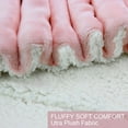 thumbnail image 6 of Howarmer Sherpa Fleece Blanket, Pink Thick Fuzzy Warm Soft Blankets and Throws for Sofa, 50"x60", 6 of 7