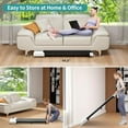 thumbnail image 5 of Walking Pad 2 in 1 Under Desk Treadmill,Running Jogging Machine with Remote Control for Home Office,Running Area 16.14*39.37 inches,Lightweight Portable Desk Treadmill Installation Free（White）, 5 of 7