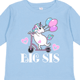 thumbnail image 4 of Inktastic Big Sis Unicorn Sister Announcement Girls Long Sleeve Toddler T-Shirt, 4 of 5