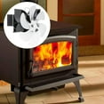 thumbnail image 1 of Silent Heat Powered Gas Pellet Fireplace Circulating Hanging Mounted Fan /Log Burner Saving Fuel Flue -, 1 of 8