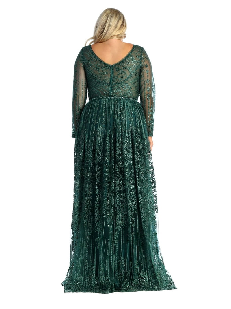 formal dresses for juniors long sleeve Designer FDS7920 Prom Dress Sleeve, Hunter Green ビンテージ イブニング ドレス パターン、