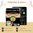 thumbnail image 3 of Buddha Teas Organic Turmeric Ginger Tea, USDA Organic, Kosher, 18 Bleach-Free Tea Bags (Pack of 6), 3 of 17