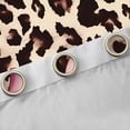 thumbnail image 4 of Homewish Cute Cartoon Bowtie Black Out Curtains,Cheetah Pattern Curtains Pack of 2 (42x63 Each),Pink Brown Beige Bedroom Curtains For Girl Kids,Luxury Bedroom Decor, 4 of 6