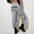 thumbnail image 2 of Pantalones deportivos de ocio para mujer: bajos acampanados, cordones en la parte delantera, cintura alta, tallas S-XXL, 2 of 3