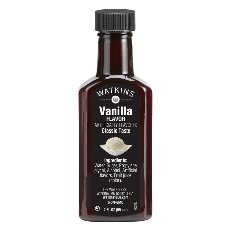 Watkins Vanilla Extra Flavor, 2 fl oz Baking Extract, Pure