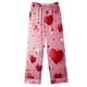 thumbnail image 5 of Puntoco Pijamas para mujer, moda informal para mujer, conjunto de pijama con solapa de manga larga y estampado navideño, conjunto de pijama informal con pantalón superior, 5 of 5