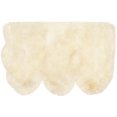 thumbnail image 5 of SAFAVIEH Sheep Skin Jeptha Solid Area Rug, White, 3' x 5' Specialty, 5 of 8