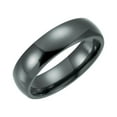 thumbnail image 1 of Jewels By Lux Black Titanium 6mm Domed Polished Wedding Ring Band Size 11.5, 1 of 2