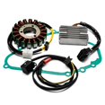 thumbnail image 2 of Magneto Stator + Voltage Rectifier + Gasket For Kawasaki ER 5 Twister 1997-2005, 2 of 10