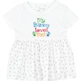 thumbnail image 3 of Inktastic My Grammy Loves Me Girls Baby Dress, 3 of 5
