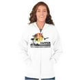 thumbnail image 4 of Funny Beach Lovers Seagull French Fry Zip Up Hoodie Men's Women's Brisco Brands S, 4 of 6