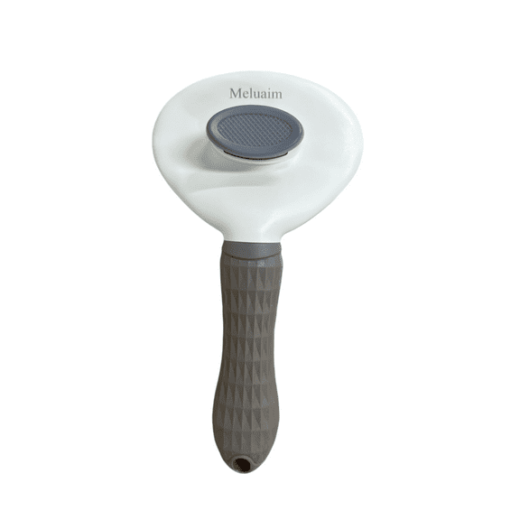 Meluaim Self Cleaning Slicker Brush, Pet Massaging Tool Suitable for Pets with Long or Short Hair