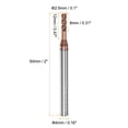 thumbnail image 2 of 2uds Cuadrado Nariz Extremo Molino 4mm Vástago 2,5mm x 12mm AlTiSin Recubierto Sólido Carburo 4 Flautas Extra Largo Fresado para Inoxidable Acero Aleación Endurecido Acero Unique Bargains, 2 of 6