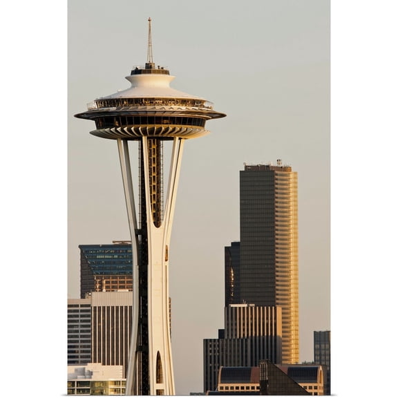Great BIG Canvas | Rolled Bob Stefko Poster Print entitled Space Needle III