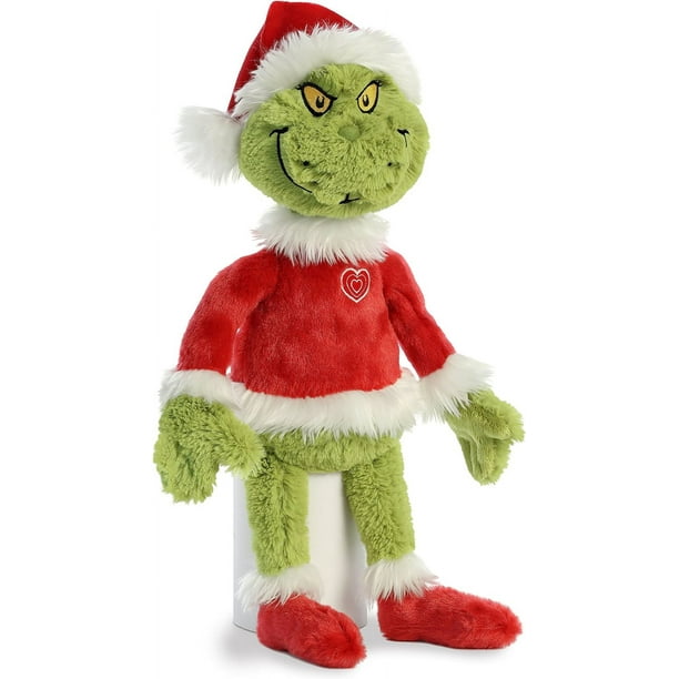 QUETO 16 Grinch Santa Christmas Peluche Poupée Monstre Vert, Adapté pour  les Décorations de Noël / Cadeaux, Adapté pour les Décorations de Noël /  Cadeaux 