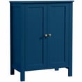 thumbnail image 2 of Ktaxon Bathroom Floor Cabinet Storage with 2 Doors and Adjustable Shelves, Navy Blue Finish, 2 of 15