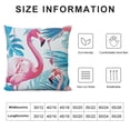 thumbnail image 5 of SHANXI Throw Pillow Covers Tropical Leaf Pattern Print Soft Pillow Cases for Home Sofa Bed Chair Car Office Decorative 22x22in, 5 of 5