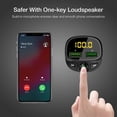 thumbnail image 3 of New Bluetooth & Mp3 Player Car Charger Bluetooth 5.0 FM Transmitter compatible Car Sell well_Perfect Gift, 3 of 5