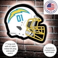 thumbnail image 5 of Los Angeles Chargers LED Wall Helmet, 5 of 5
