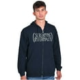 thumbnail image 4 of Funny Screaming Internally Sarcastic Zip Up Hoodie Men's Women's Brisco Brands S, 4 of 6