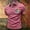 Hot Pink, variant on Men's Rainbow Pride Polo Shirt with Liberty Statue Graphic and Button Placket Featuring Colorful Trim for Pride Month Parades LGBTQ+ Events Summer Parties or Daily Wear Green XXL