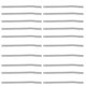 thumbnail image 1 of Bobinas de encuadernación en espiral de 20 piezas, 30 hojas de plástico ABS, lomos de encuadernación en espiral para trabajos de papelería, color negro, 1 of 8