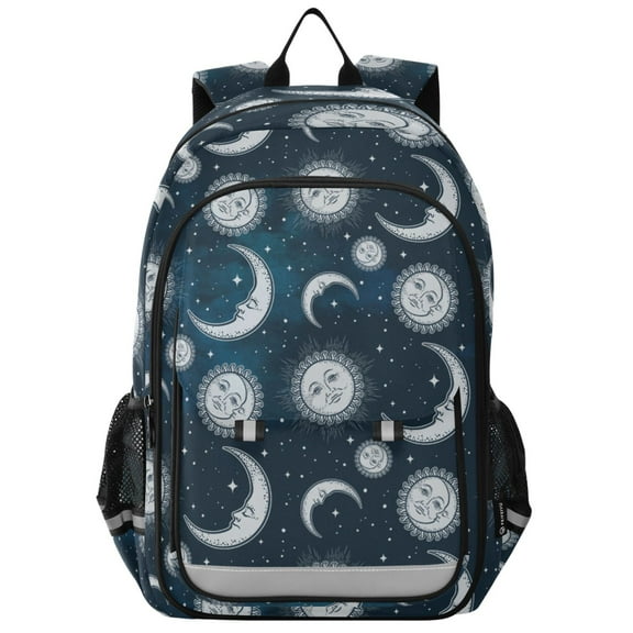 ALAZA Bohomia Moon Sun and Stars Laptop Backpack Purse Travel Bag Casual School Bookbag Rucksack for Women Men