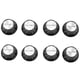 thumbnail image 1 of Botones de Guitarra 4 VolúMenes Y 4 Tonos Plateados Top Hat Bell, 1 of 8
