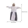 thumbnail image 3 of EUDIDV Spooky Ornaments Hanging Flash Halloween Terror Decoration Haunted House Props Pendant Halloween Doll Decoration Hanging Scream Decoration Creepy Props, 3 of 7