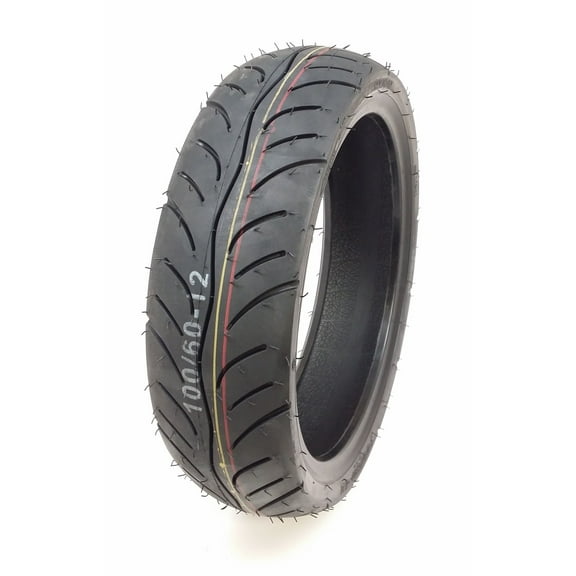 Fixrightpro Performance Tubeless Front/Rear 100/60-12 Motorcycle Tire