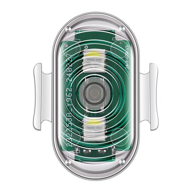 Ganfancp Must-Have Luz Estroboscópica Intermitente Potente Linterna Intermitente Luz Intermitente Superior Luz Intermitente de Señalización Fácil de Usar Lámpara Intermitente Artículos En Liquidación
